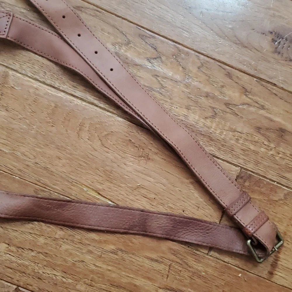 C&C California brown leather bucket bag